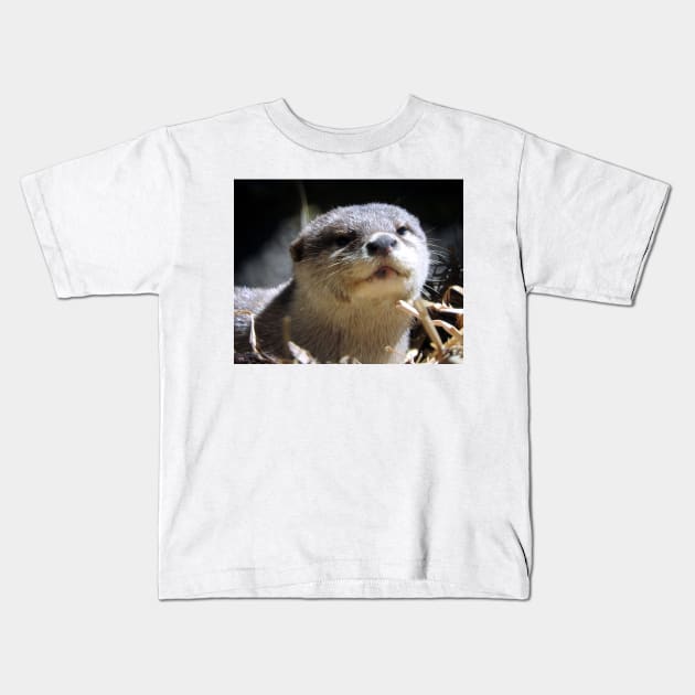 Otter Kids T-Shirt by kirstybush